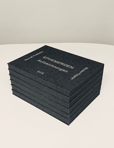 Marcell Feldberg and Nicolas Poignon: Ephemeriden Aufzeichnungen_cover